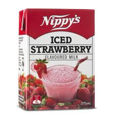 Nippy's Flavoured Milk 375ml - Strawberry Single