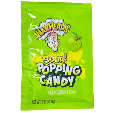 USA Warheads Sour Popping Candy - ,Select Flavor