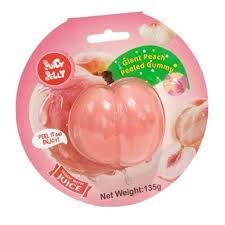Juicy Jelly Giant Peach Peeled Gummy 135gm
