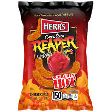 USA Herr’s Carolina Reaper Cheese Curls – 156gm