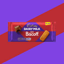 UK Cadbury Dairy Milk + Biscoff - 95gm