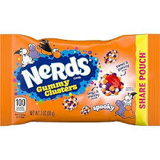 USA Nerds Gummy Clusters – Spooky Halloween Edition – 85gm Bag
