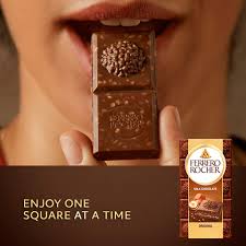 UK Ferrero Rocher Original Block 90gm