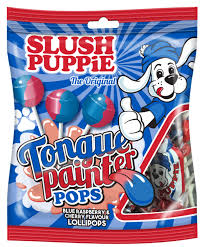 USA Slush Puppie Tongue Painting Lollypops x10