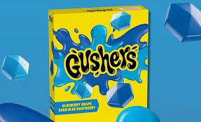 USA Gushers Blueberry Grape + Sour Blue Raspberry - Family Pack x20