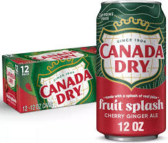 USA Canada Dry Fruit Splash x12