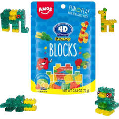 USA 4D Candy - Gummy Blocks/Lego