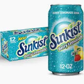 USA Sunkist Berry Lemonade x12 Can Pack