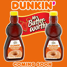 USA -  Mrs. Butterworth’s x Dunkin’ Glazed Donut Syrup - 710ml