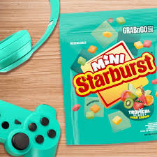 USA Mini Staburst Tropical Chews - 204gm