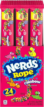 USA Nerds Rope Rainbow - Box of 24