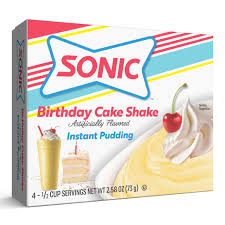 USA Pudding and Pie Filling - Sonic Birthday Cake Shake 73gm
