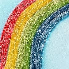 USA Sour Punch - Rainbow Straws 57gm