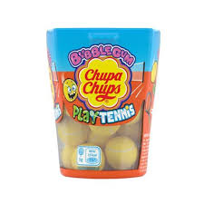 UK Chupa Chups Bubblegm -Play Tennis 85gm