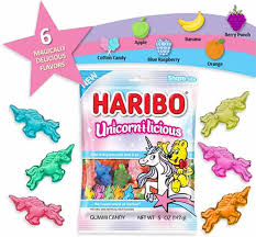 UK Haribo Gummies – Unicorn-i-licious 142gm