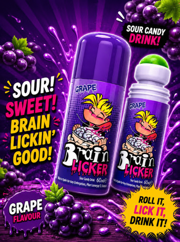 Brain Licker Sour Roller 60ml - Grape