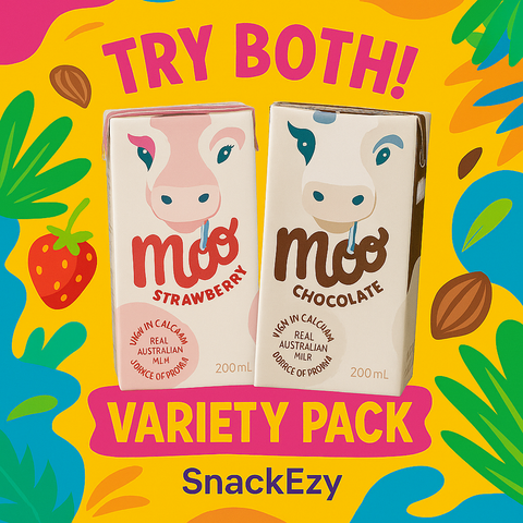 Moo Flavoured Milk Variety Pack – 24 x 200ml