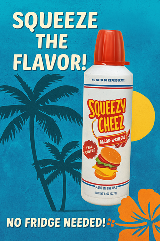 USA Squeezy Cheez - Bacon-n-Cheese 227gm
