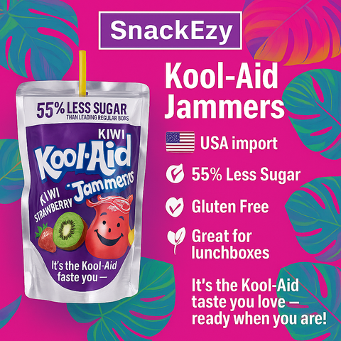 USA Kool Aid Jammers - Strawberry Kiwi Box of 10