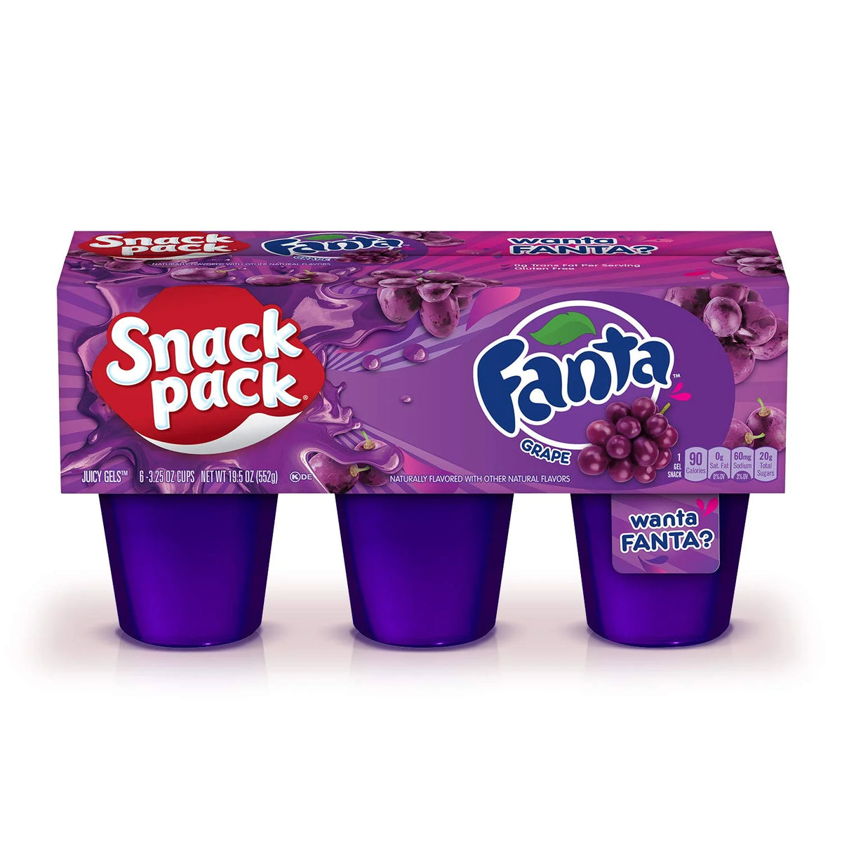 Fanta Grape Snack Pack x6