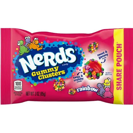 Nerds Gummy Clusters Rainbow 85gm