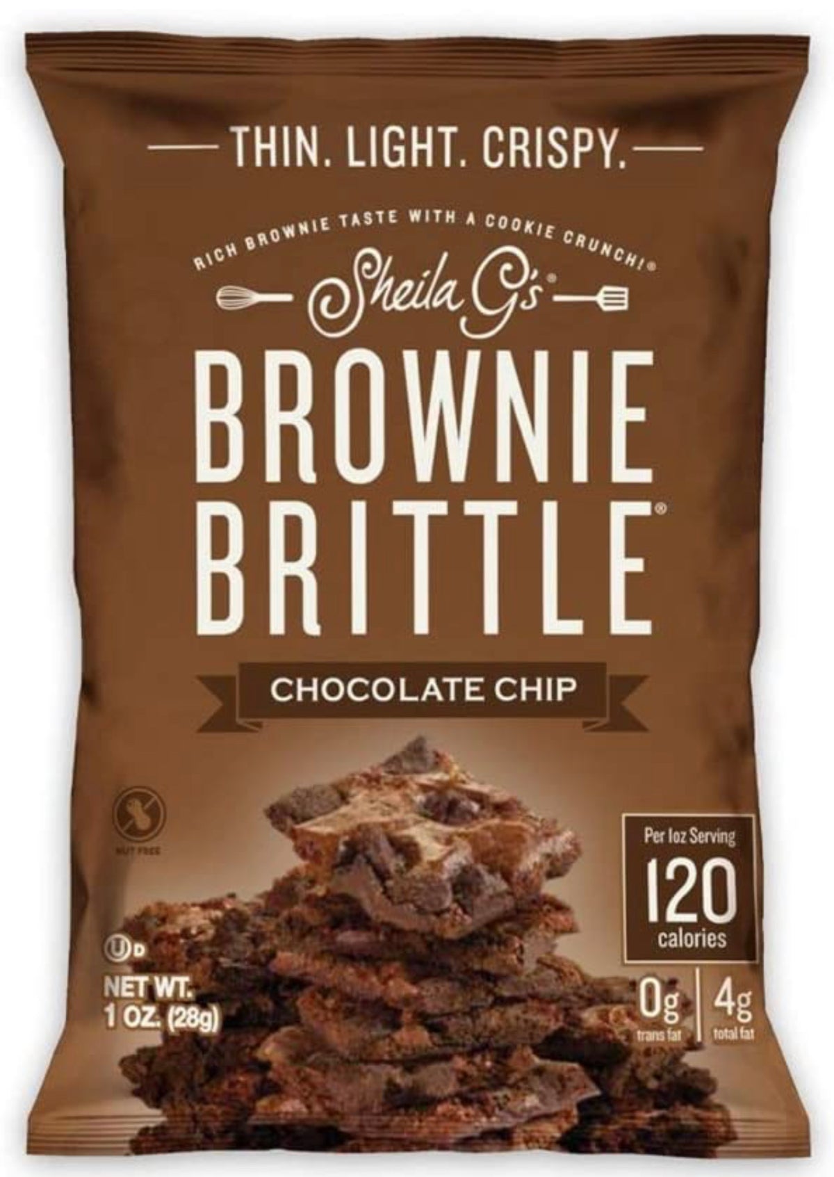 Brownie Brittle Snack Bags - Sheila G's