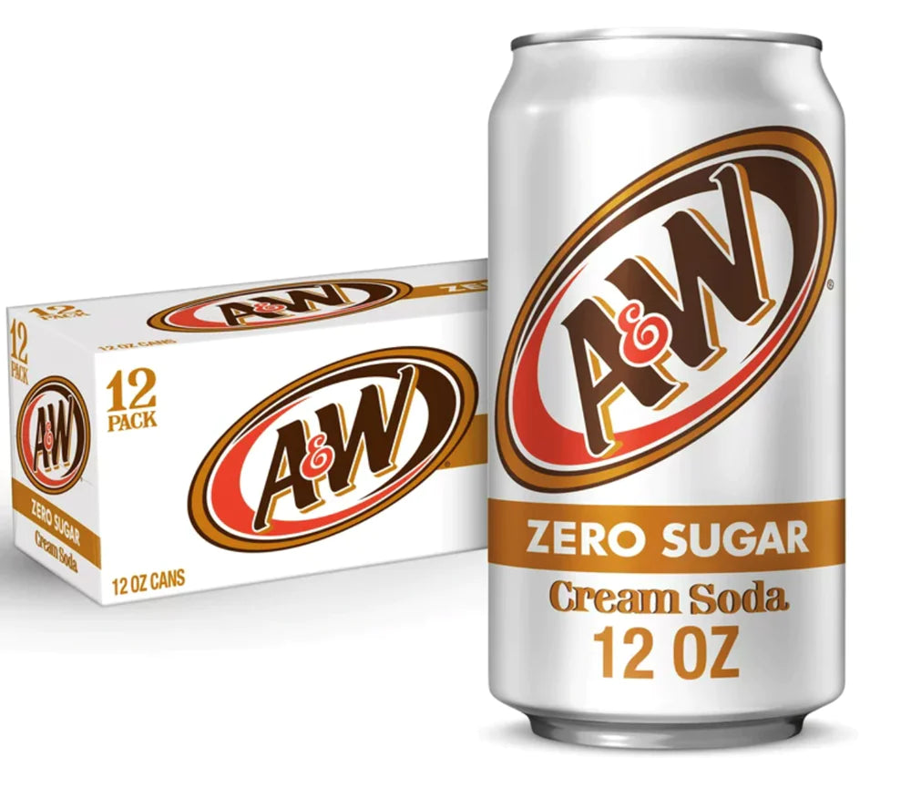 A&W Creme Soda Zero Sugar