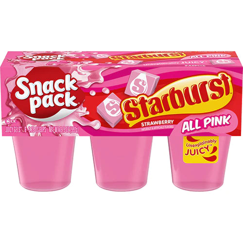 Starburst All Pink Snack Pack x6