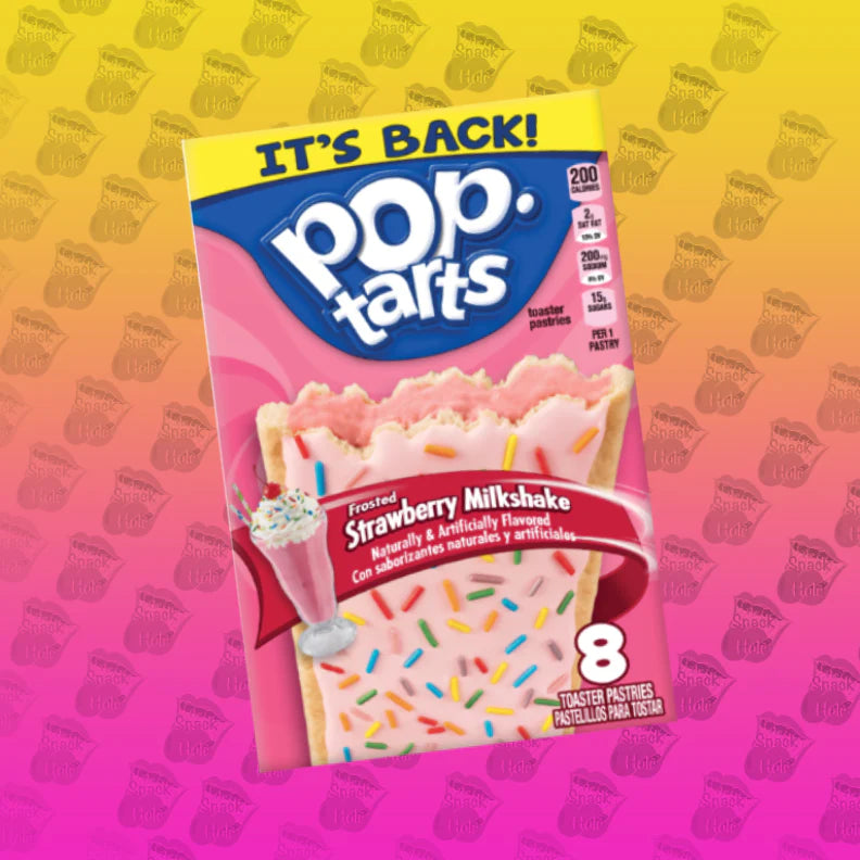 USA Pop Tarts x8 - Frosted Strawberry Milkshake