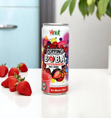 Popping Boba Strawberry Can - 320ml