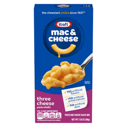 USA - Kraft Mac & Cheese Three Cheese 206gm