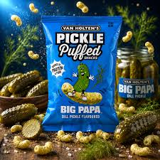 USA Pickle Puffed Snacks 90gm Bag - Big Papa