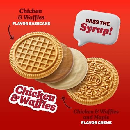 USA Oreos - Chicklen & Waffles - Family Pack 303gm LIMITED EDITION