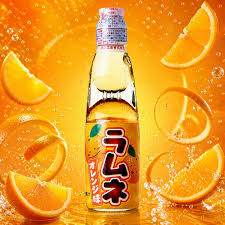 Japanese Hata Ramune 200ml - Orange