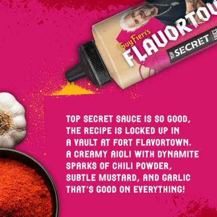 USA Guy Fieri Flavortown - Top Secret Garlic Sauce 355mls