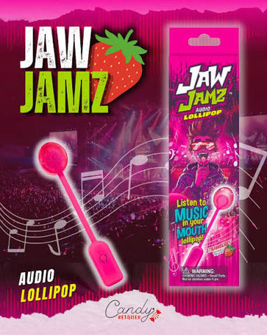 USA Exclusive - Jaw Jamz Audio Lollypop (Limited) Strawberry Flavour