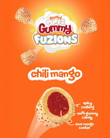 USA Gummy Fusions Puffs 120gm - Chilli Mango