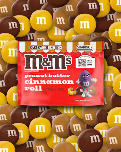 USA M&M's Peanut Butter + Cinnamon Roll - Share Size 244gm