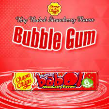 Chupa Chups Big Babol Bubblegum x6 Pieces - Strawberry