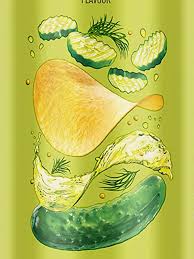 China - Pringles Cucumber + Sea Salt - 110gm