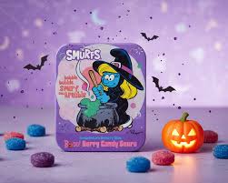 USA Smurfs Boo Berry Candy Sour Tin - Each