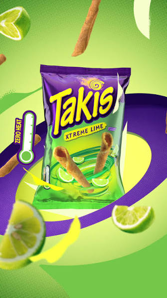 USA Takis Xtreme Lime - 280gm Bag