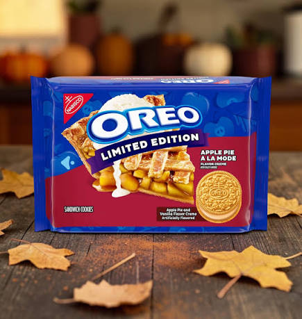 USA Oreos - Apple Pie A La Mode- Family Pack 303gm - LIMITED EDITION
