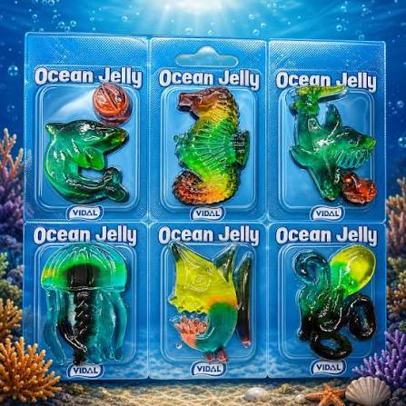 Vidal Ocean Jelly - 6x Packs