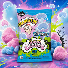 USA Warheads Sour Clouds 85gm - Cotton Candy