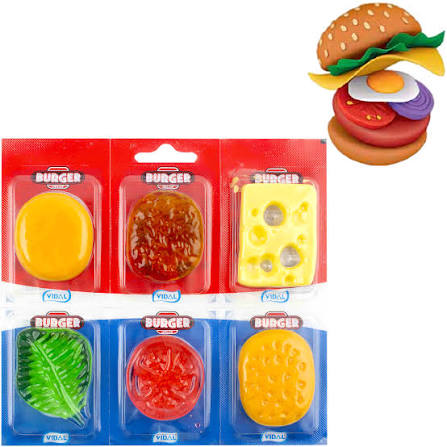 Vidal "Make your Own Hamburger" Jelly - 6x Packs