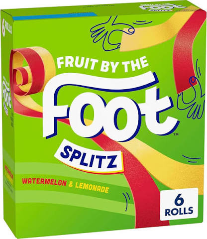 USA Fruit by the Foot x6 - Watermelon & Lemonade