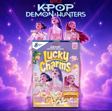 USA Cereal Lucky Charms KPOP Demon Hunters (Limited Edition) 298gm
