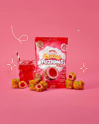 USA Gummy Fusions Puffs 120gm - Fruity Punch