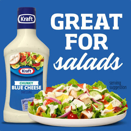 USA Kraft Chunky Blue Cheese Dressing - 473ml